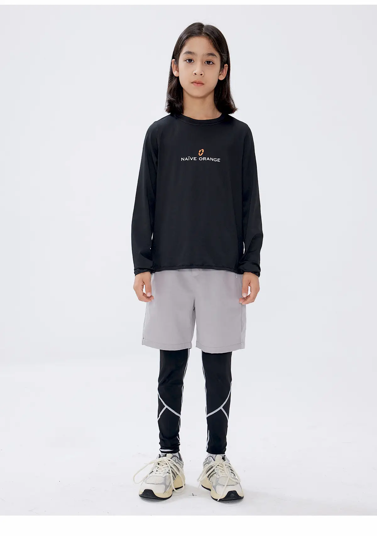 Kids Long Sleeve T-Shirt Blue Oversized Summer Wear — feature 21