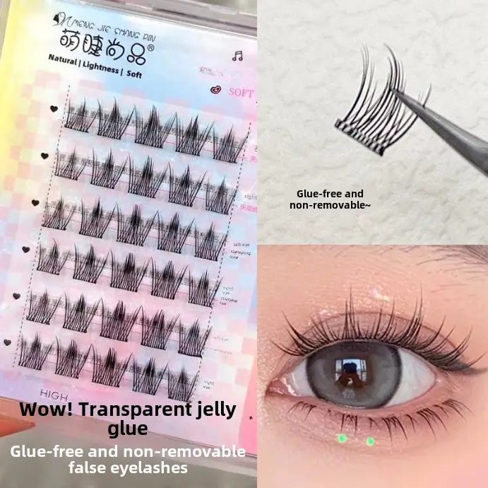 Cute Glue-Free Cat Eyelashes for Natural Look - Image 13