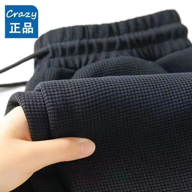 Men Fleece Lined Black Casual Trouser - Image 5