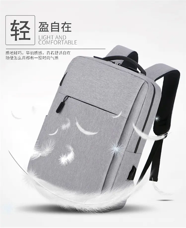 Business Backpack Oxford Men's Waterproof Shockproof 15.6 Inch Laptop Bag Outdoor Lightweight Commuter Backpack — feature 14