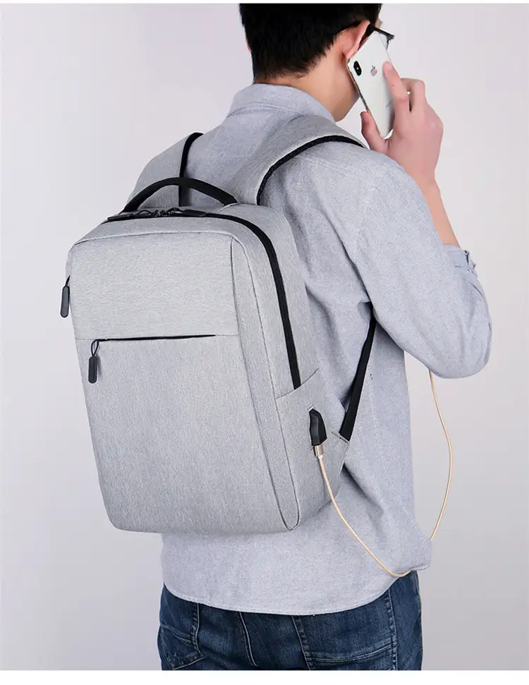 Business Backpack Oxford Men's Waterproof Shockproof 15.6 Inch Laptop Bag Outdoor Lightweight Commuter Backpack — feature 16