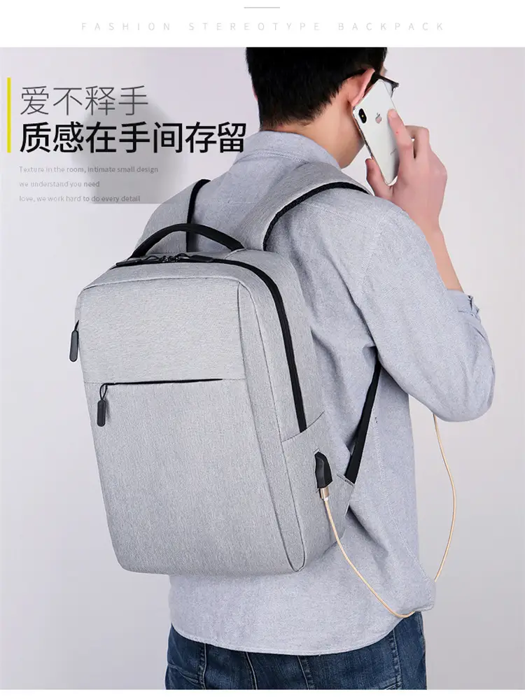 Business Backpack Oxford Men's Waterproof Shockproof 15.6 Inch Laptop Bag Outdoor Lightweight Commuter Backpack — feature 4