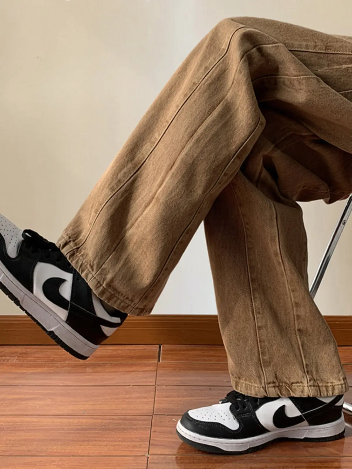 Men's Retro Straight Jeans 2023 Wide Leg Casual Pants - Image 8