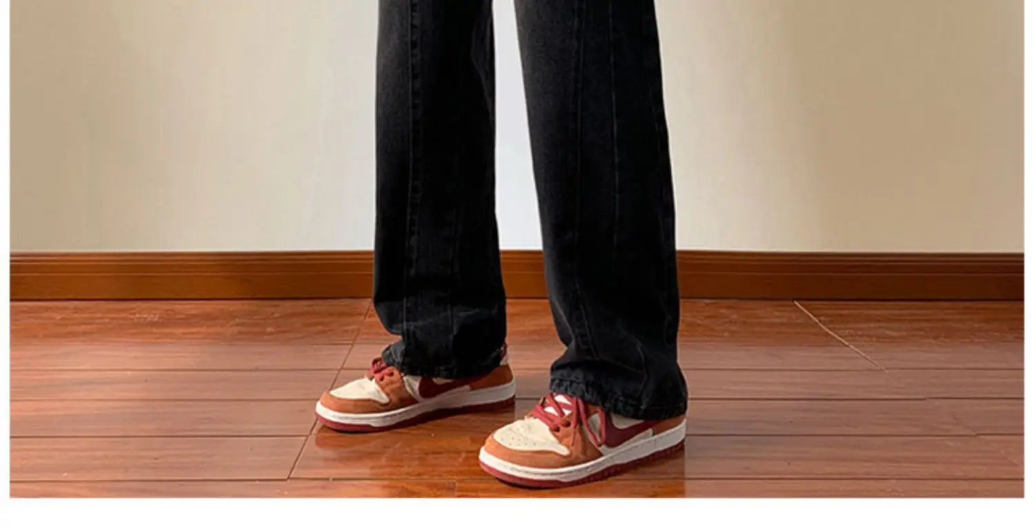 Men's Retro Straight Jeans 2023 Wide Leg Casual Pants — feature 14