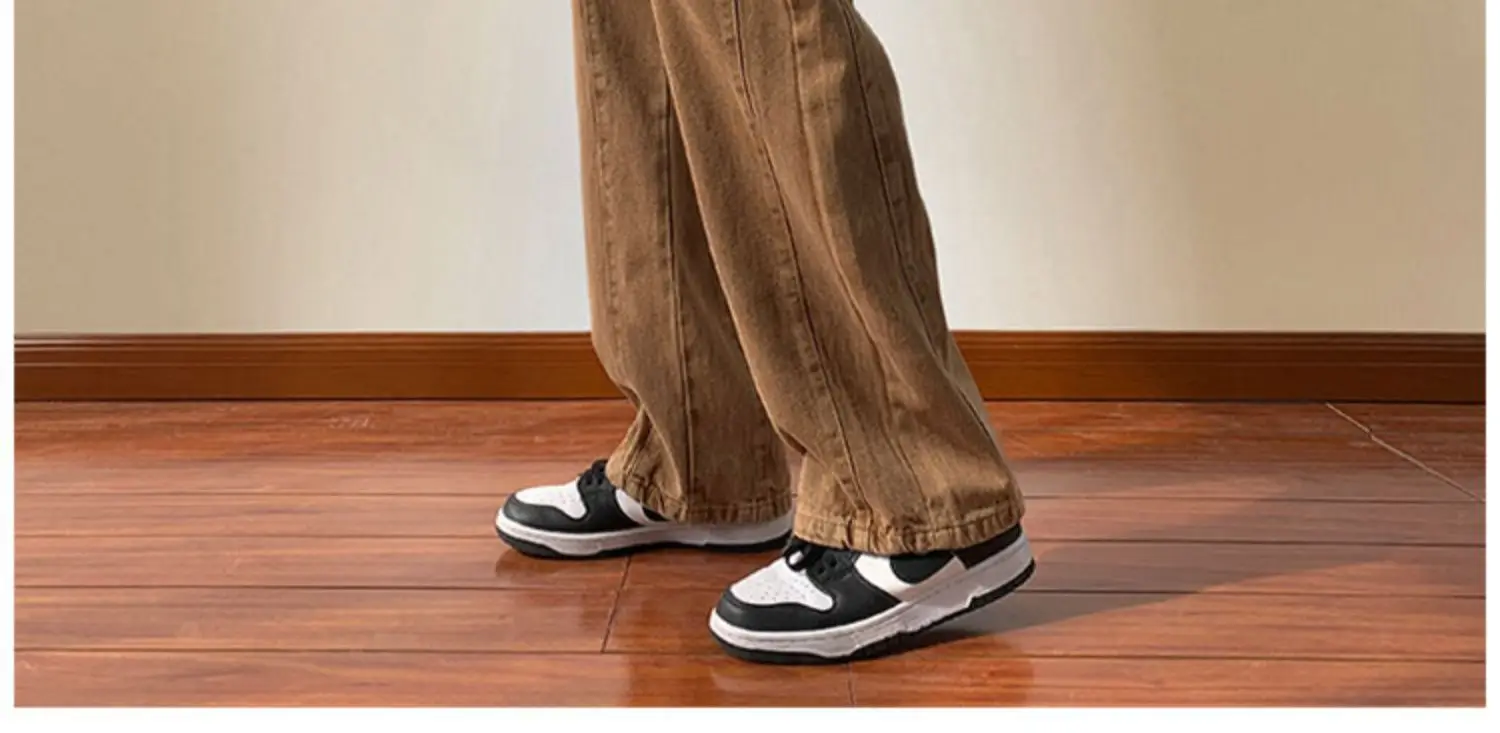 Men's Retro Straight Jeans 2023 Wide Leg Casual Pants — feature 26