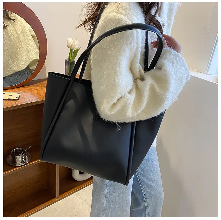 Brown Canvas Shoulder Bag for Men Women Students School Casual Japanese Style Backpack — feature 17