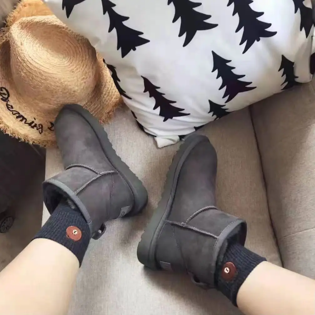 Source Factory New Winter Snow Boots Fleece-Lined and Thickeneding to Heattech Female Students' Shoes Flats-Soled Women's Cotton Shoes Dropshipping - Image 4