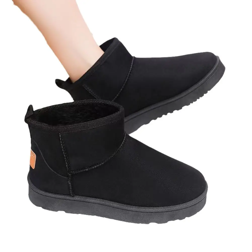 Source Factory New Winter Snow Boots Fleece-Lined and Thickeneding to Heattech Female Students' Shoes Flats-Soled Women's Cotton Shoes Dropshipping - Image 7