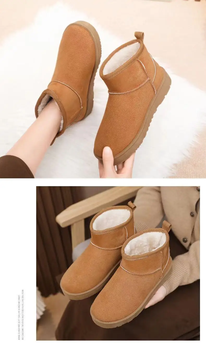 Source Factory New Winter Snow Boots Fleece-Lined and Thickeneding to Heattech Female Students' Shoes Flats-Soled Women's Cotton Shoes Dropshipping — feature 10