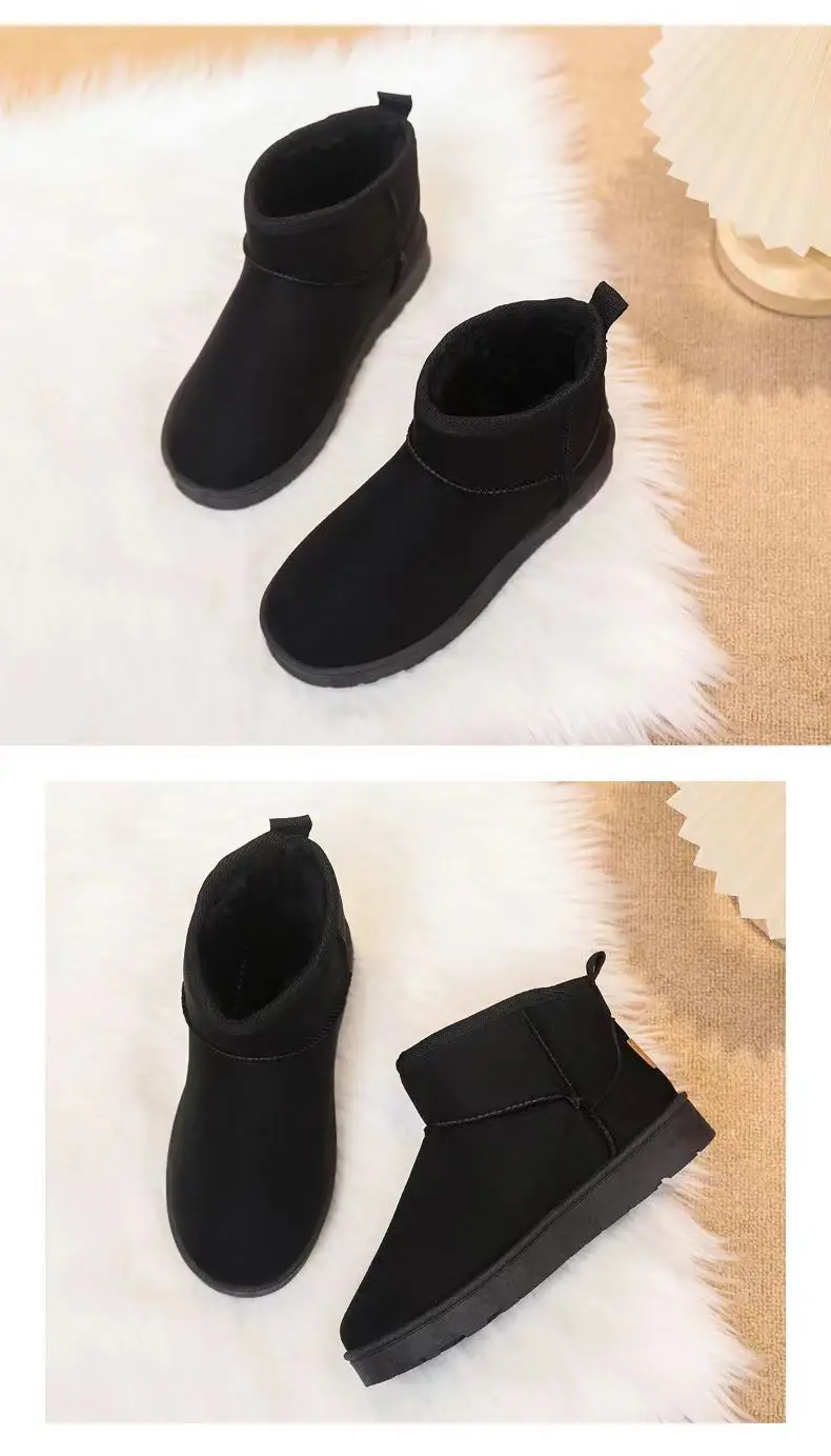 Source Factory New Winter Snow Boots Fleece-Lined and Thickeneding to Heattech Female Students' Shoes Flats-Soled Women's Cotton Shoes Dropshipping — feature 6