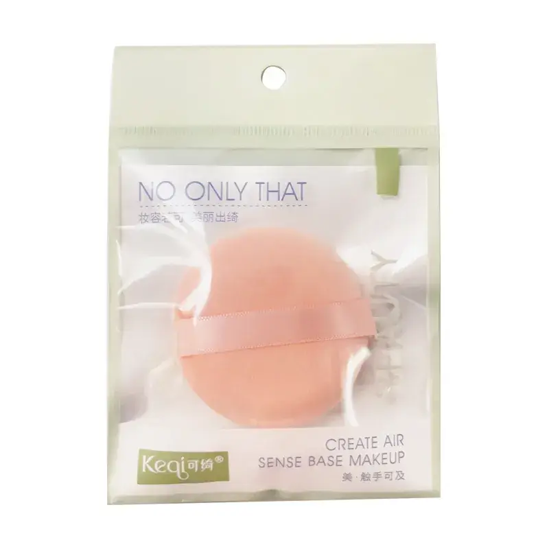 Double Ribbon Water Drop Makeup Puff for Setting & Soaking - Image 2