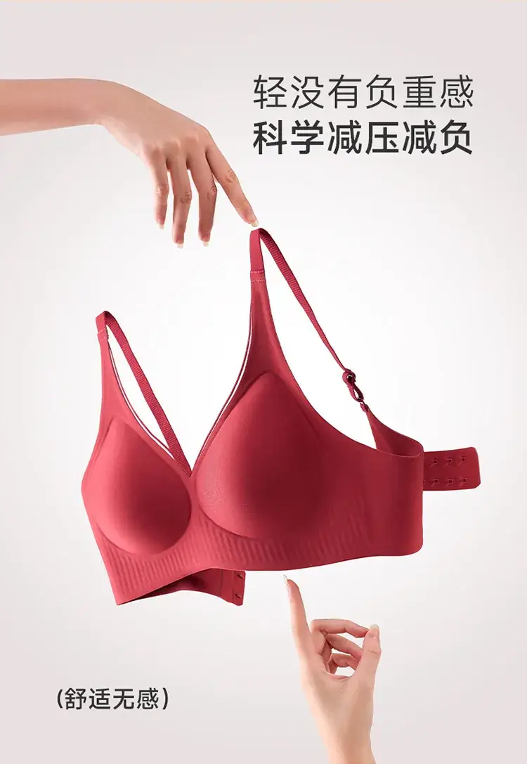 White Fixed Cup Jelly Soft Wireless Bra for Small Chest — feature 7