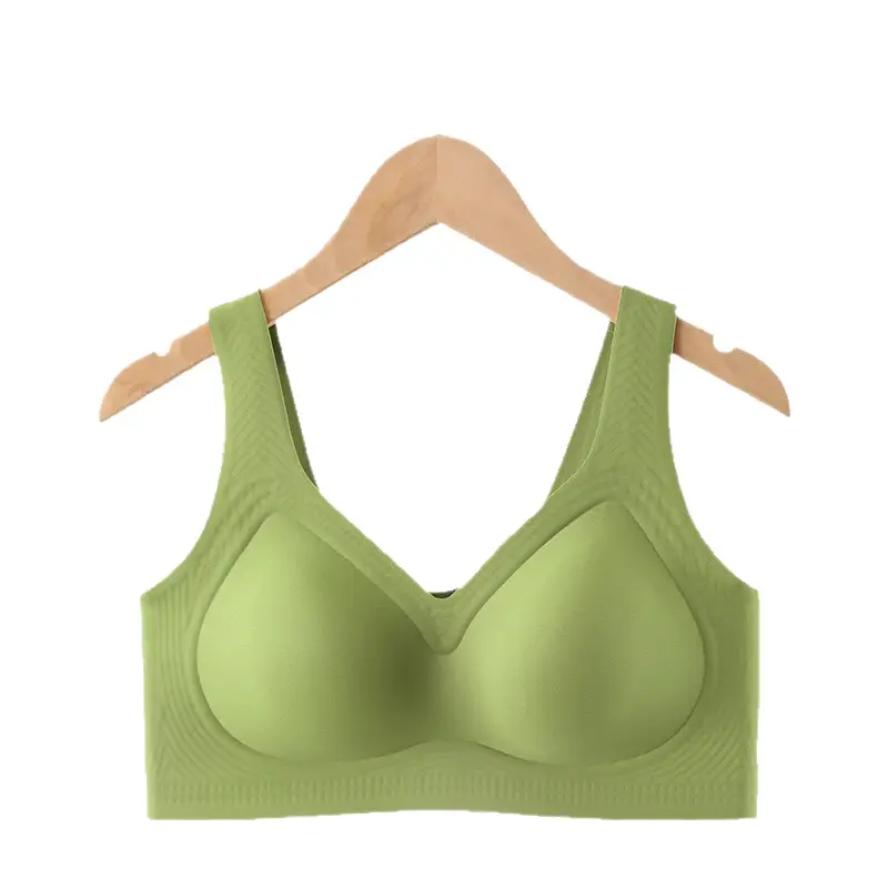 Fat mm200 kg plus size seamless comfortable plus size underwear autumn and winter thin big chest small push up bra
