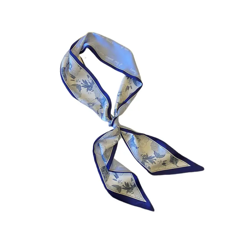 Silk Floral Hair Band for Women Autumn Outfit - Image 10