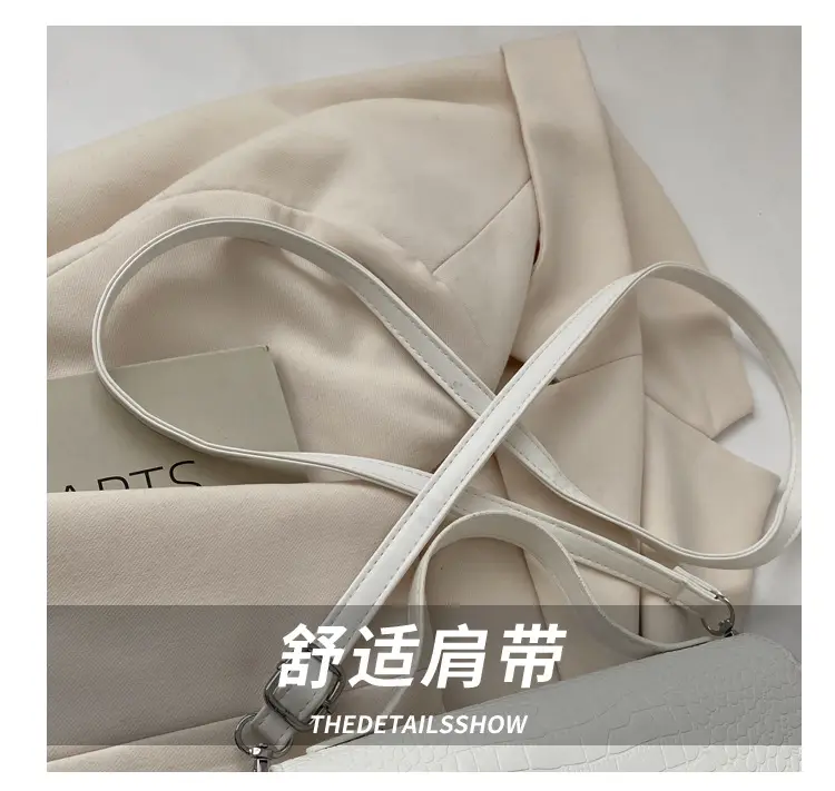2023 Women's Casual Shoulder Bag Beige Leather — feature 4