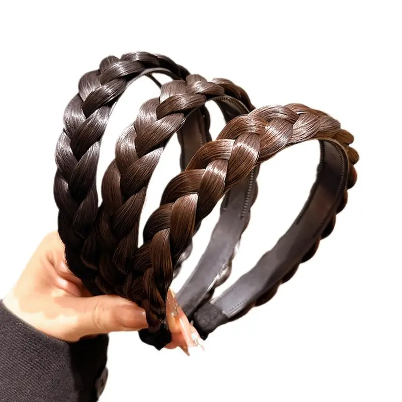 New Fishbone Braided Hair Headband for Women - Image 9