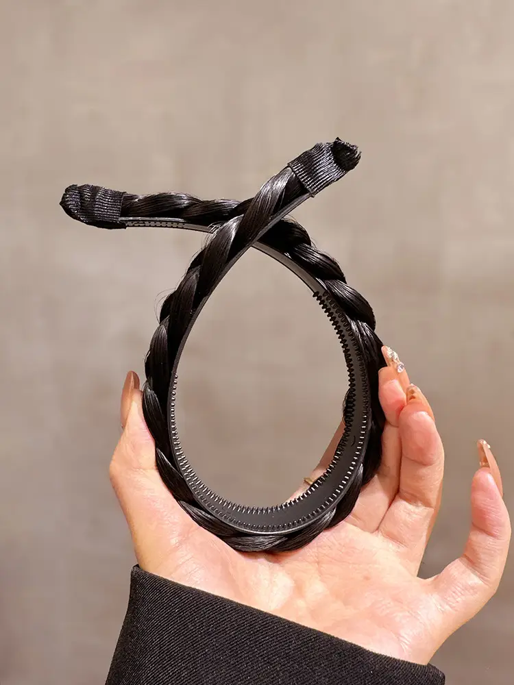 New Fishbone Braided Hair Headband for Women — feature 10