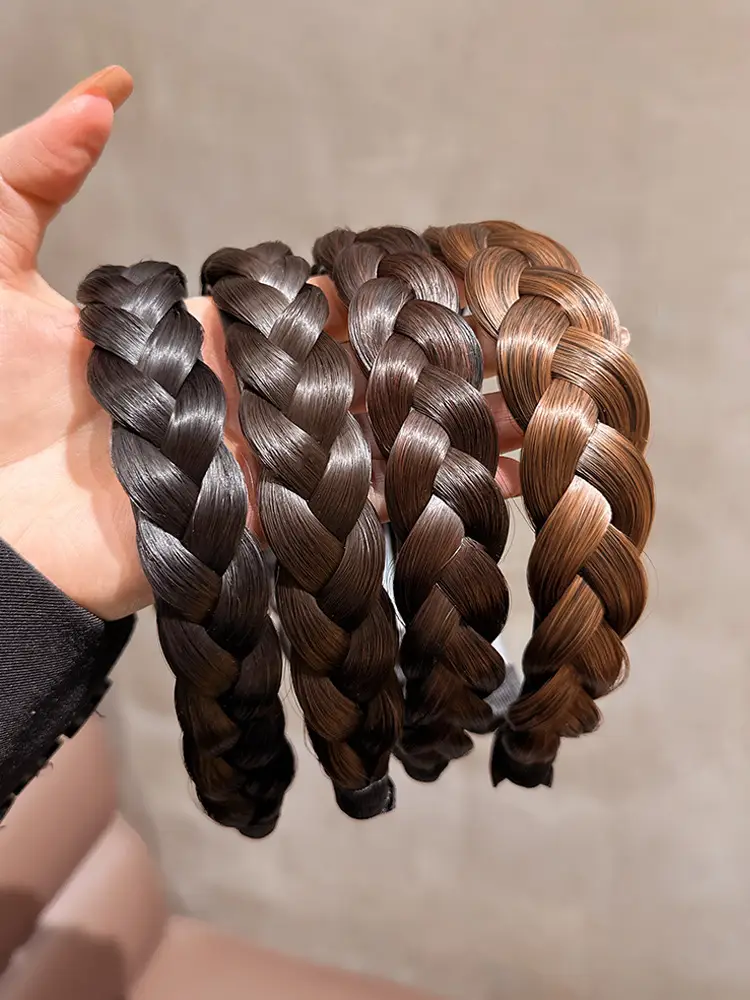 New Fishbone Braided Hair Headband for Women — feature 11