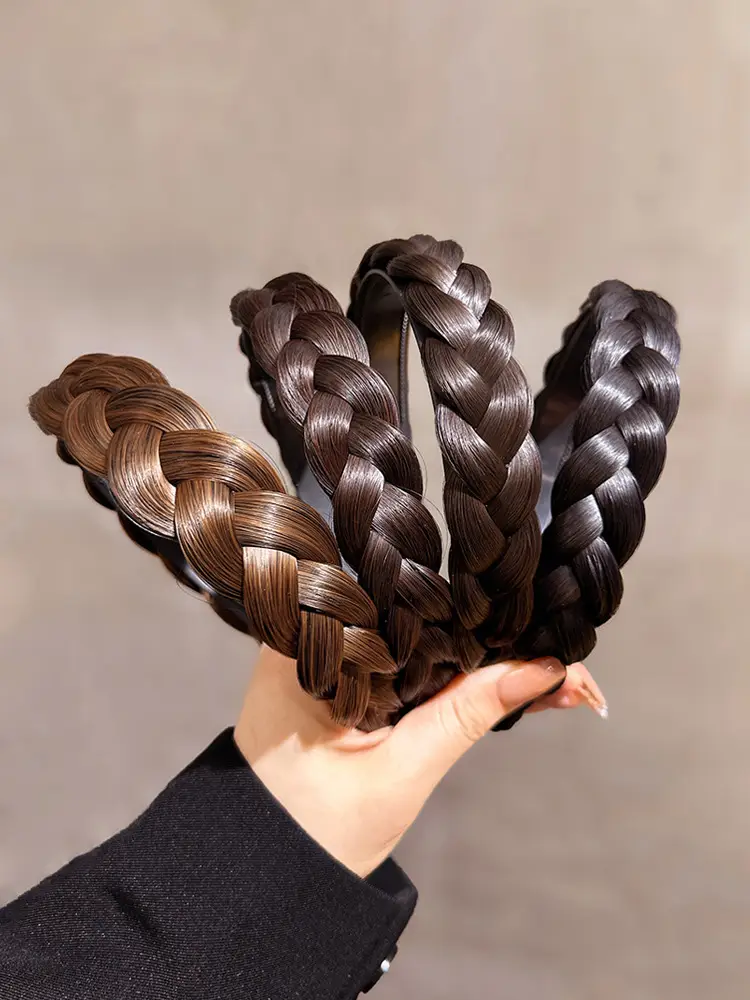 New Fishbone Braided Hair Headband for Women — feature 12