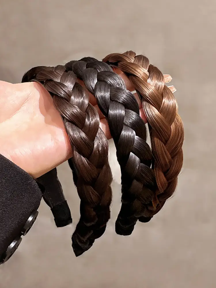 New Fishbone Braided Hair Headband for Women — feature 9