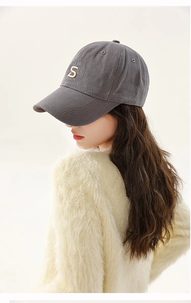 Men's Black Embroidered Baseball Cap with Logo — feature 20
