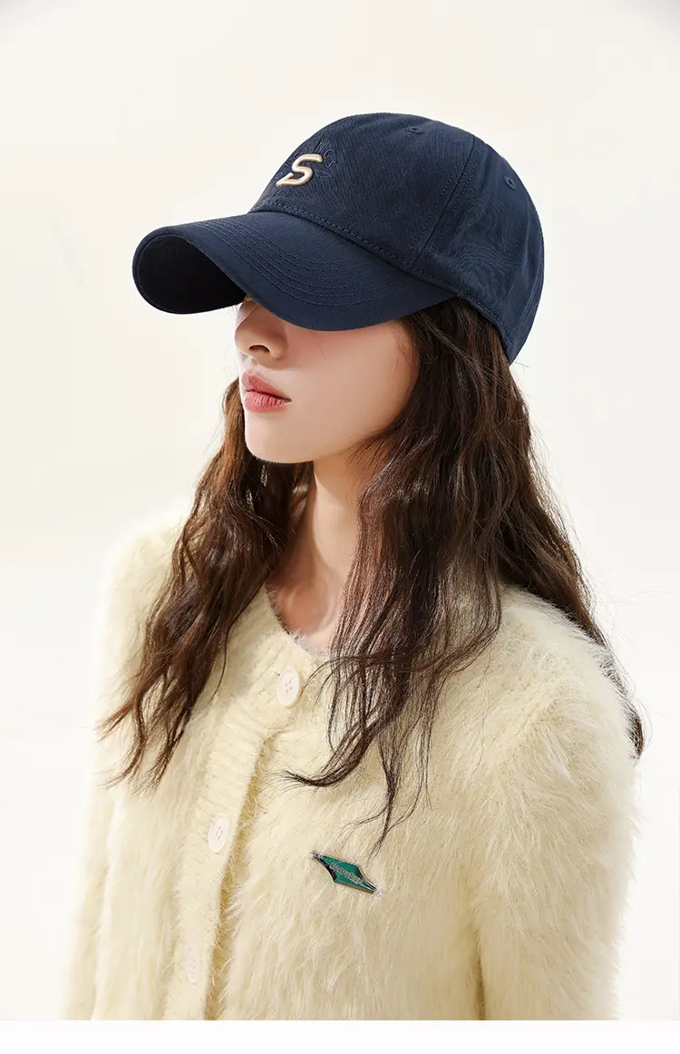 Men's Black Embroidered Baseball Cap with Logo — feature 22