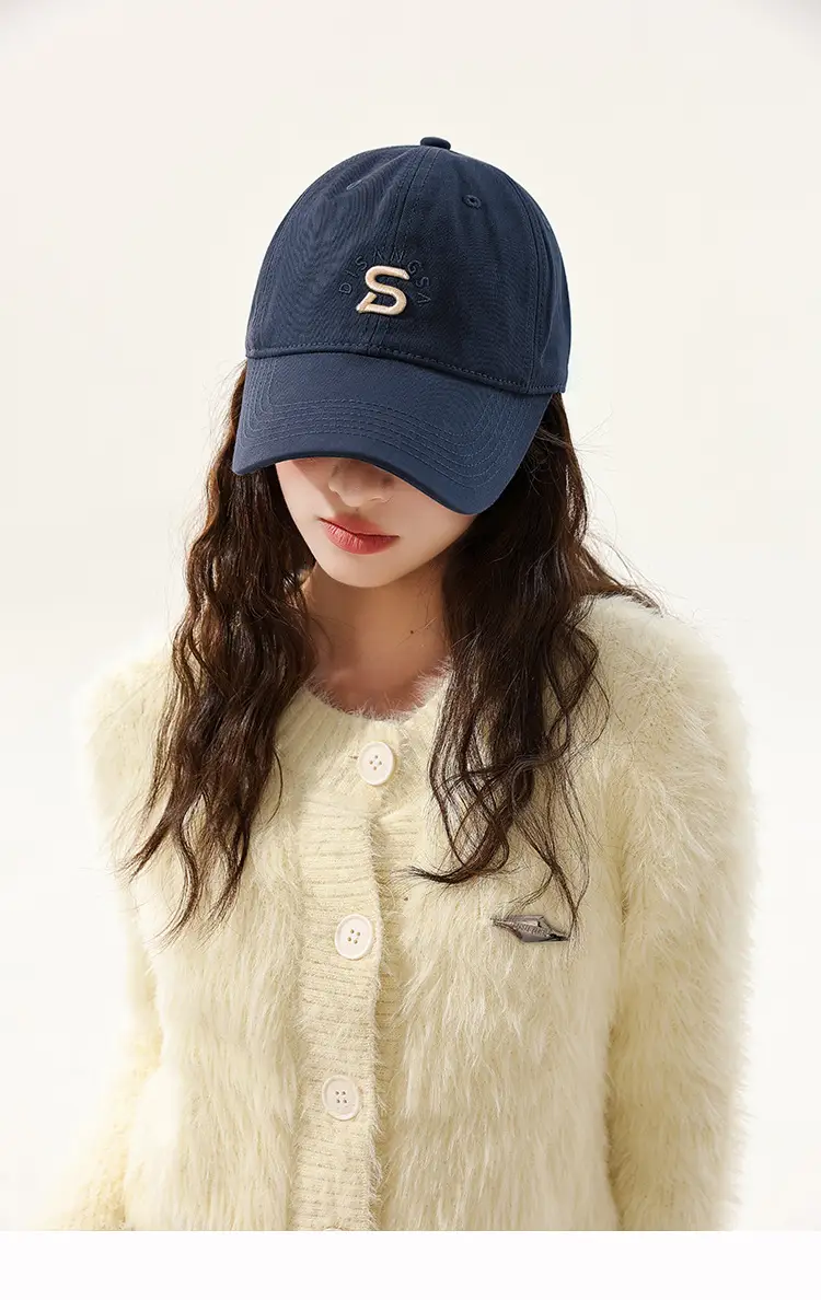 Men's Black Embroidered Baseball Cap with Logo — feature 23