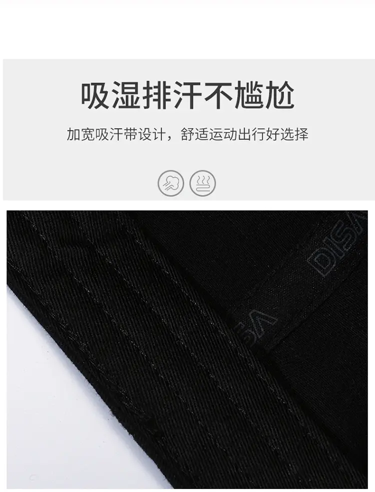 Men's Black Embroidered Baseball Cap with Logo — feature 4