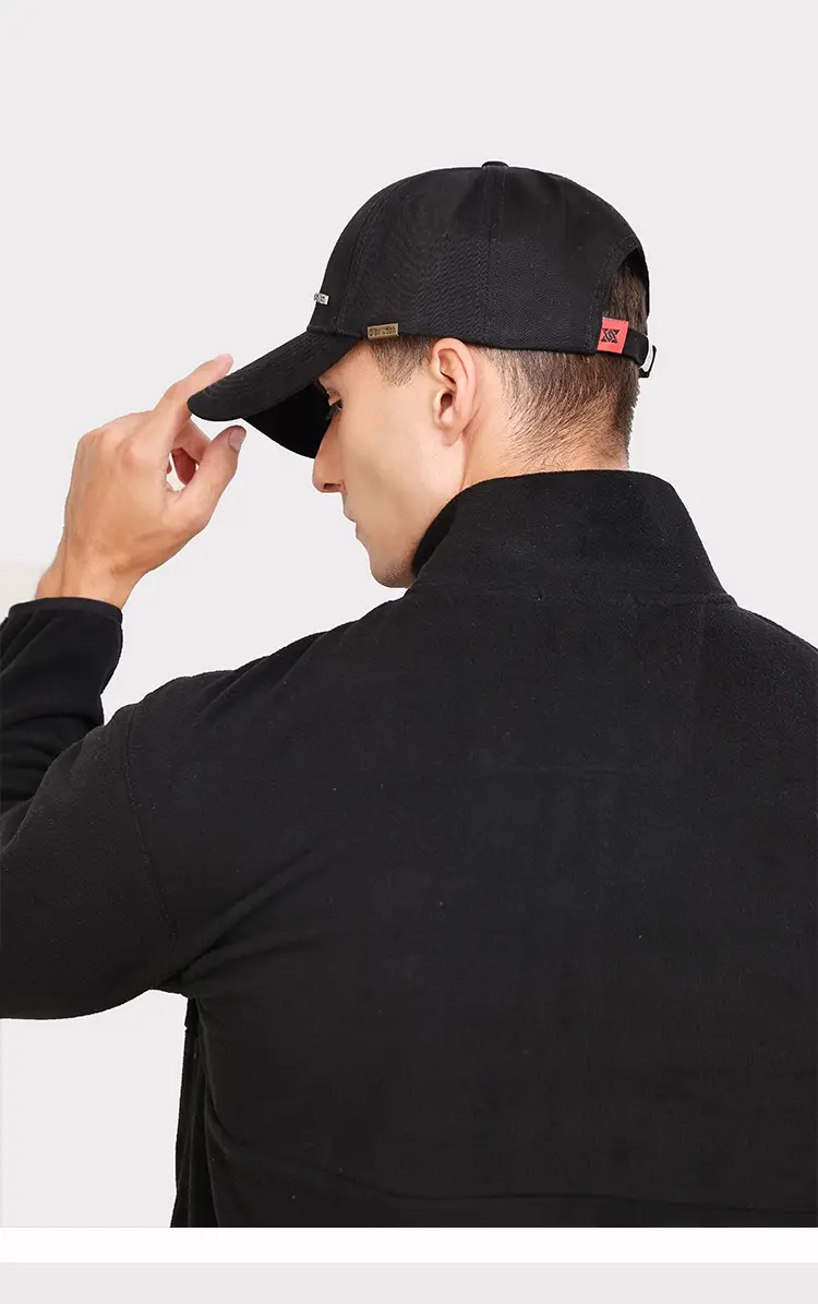 Di Sang Sa Men's Black Baseball Cap with Sunscreen Badge — feature 21