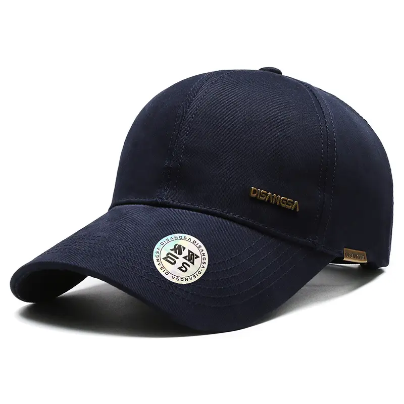 Di Sang Sa Men's Black Baseball Cap with Sunscreen Badge - Image 2
