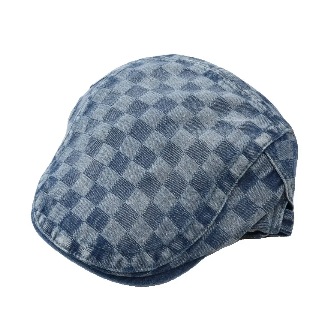 New Korean Style Plaid Anti-Wear Denim Hat for Men Women - Image 9
