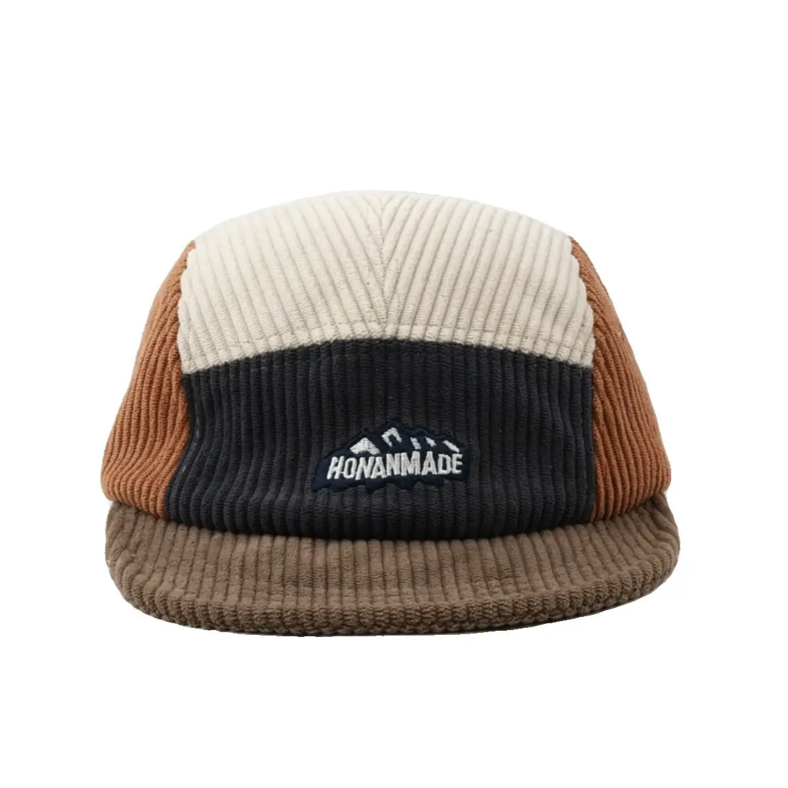 Japanese Retro Beanie Cap Beige Brown Color Matching