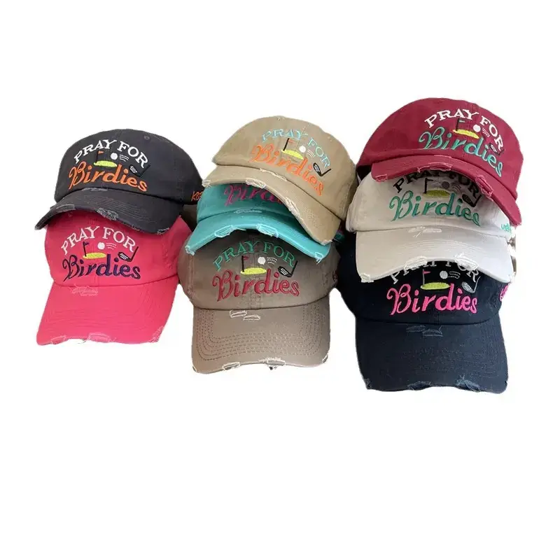 Black Embroidered Birds Cap for Men Women - Image 13