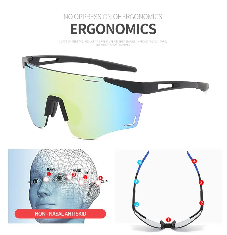 Men Windproof Sunglasses Outdoor Sports Cycling Cross-Border Colorful — feature 50