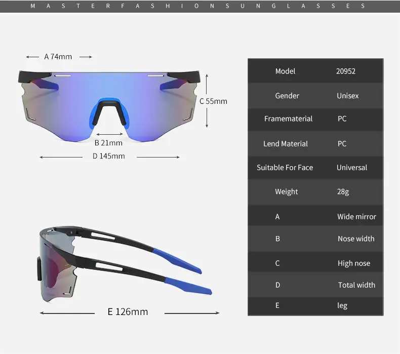 Men Windproof Sunglasses Outdoor Sports Cycling Cross-Border Colorful — feature 51