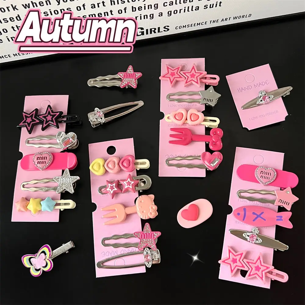 Sweet Cool Style Hairpin with Crystal Flower Design - Image 15