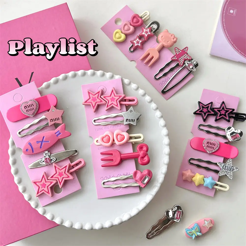 Sweet Cool Style Hairpin with Crystal Flower Design - Image 16
