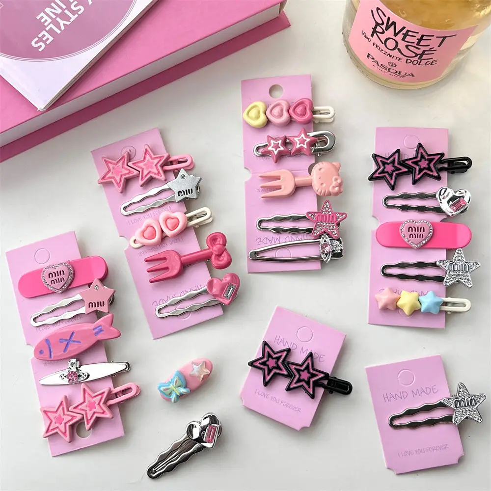 Sweet Cool Style Hairpin with Crystal Flower Design - Image 17