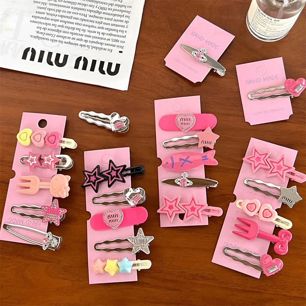 Sweet Cool Style Hairpin with Crystal Flower Design — feature 46