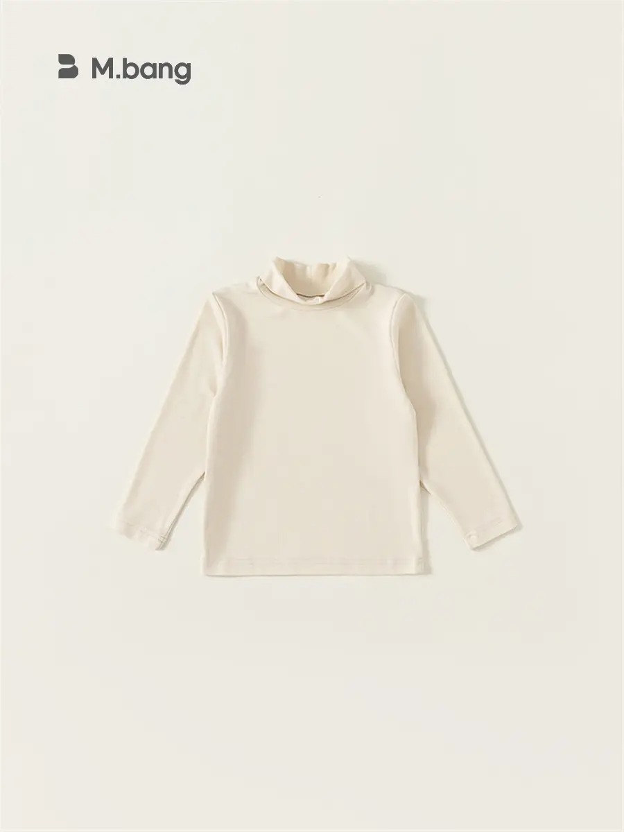 Long Sleeve T-Shirt Girls Spring Fall Pure Color