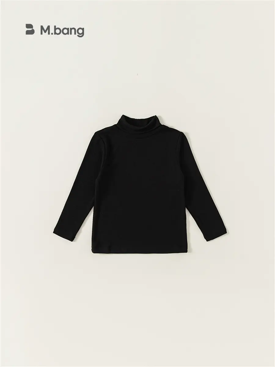 Long Sleeve T-Shirt Girls Spring Fall Pure Color