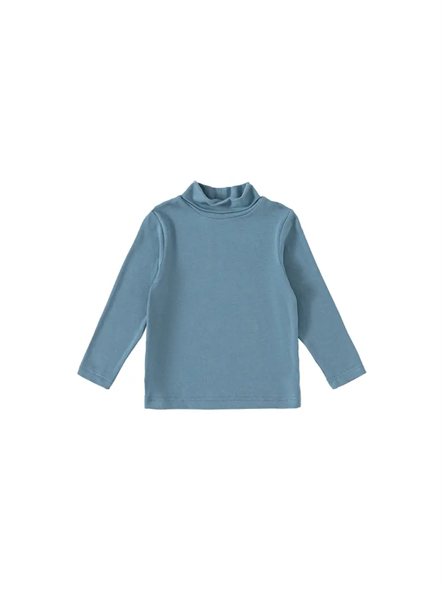 Long Sleeve T-Shirt Girls Spring Fall Pure Color