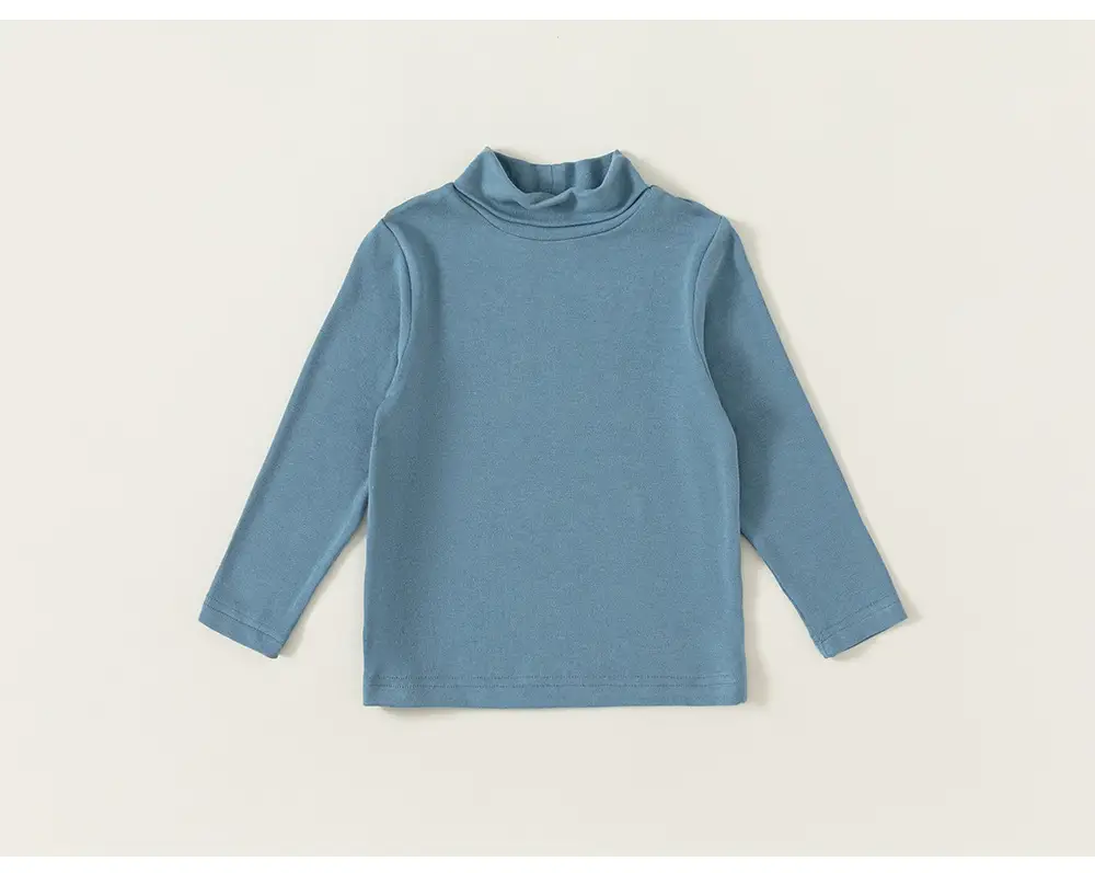 Long Sleeve T-Shirt Girls Spring Fall Pure Color — feature 11