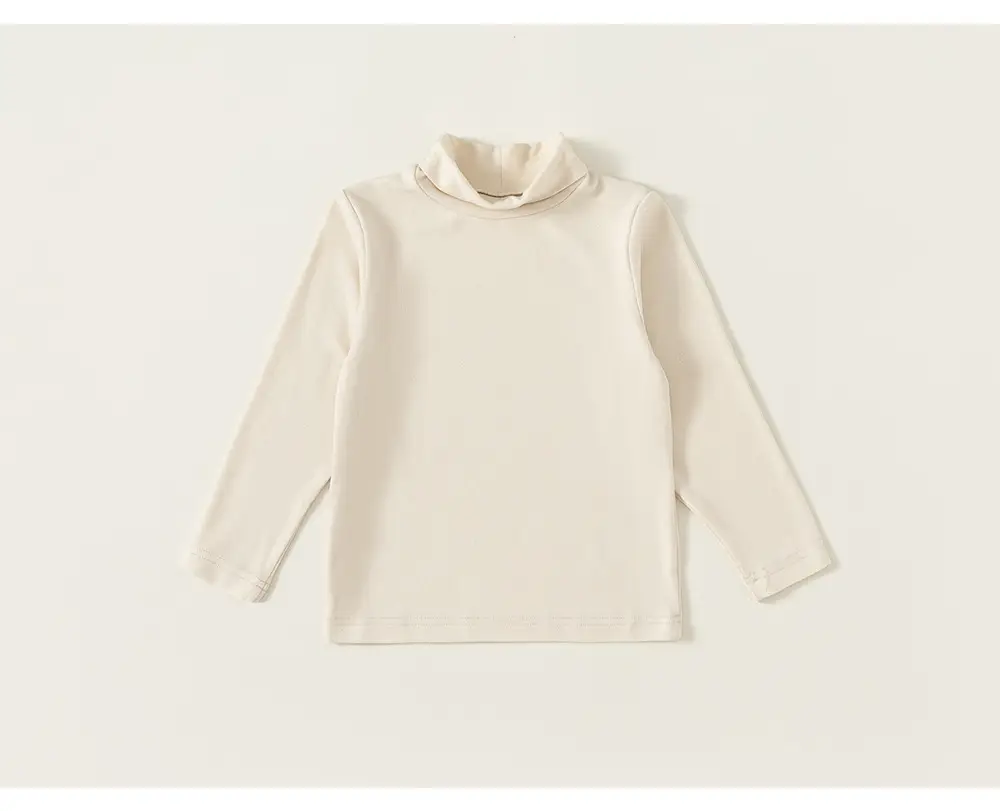 Long Sleeve T-Shirt Girls Spring Fall Pure Color — feature 12