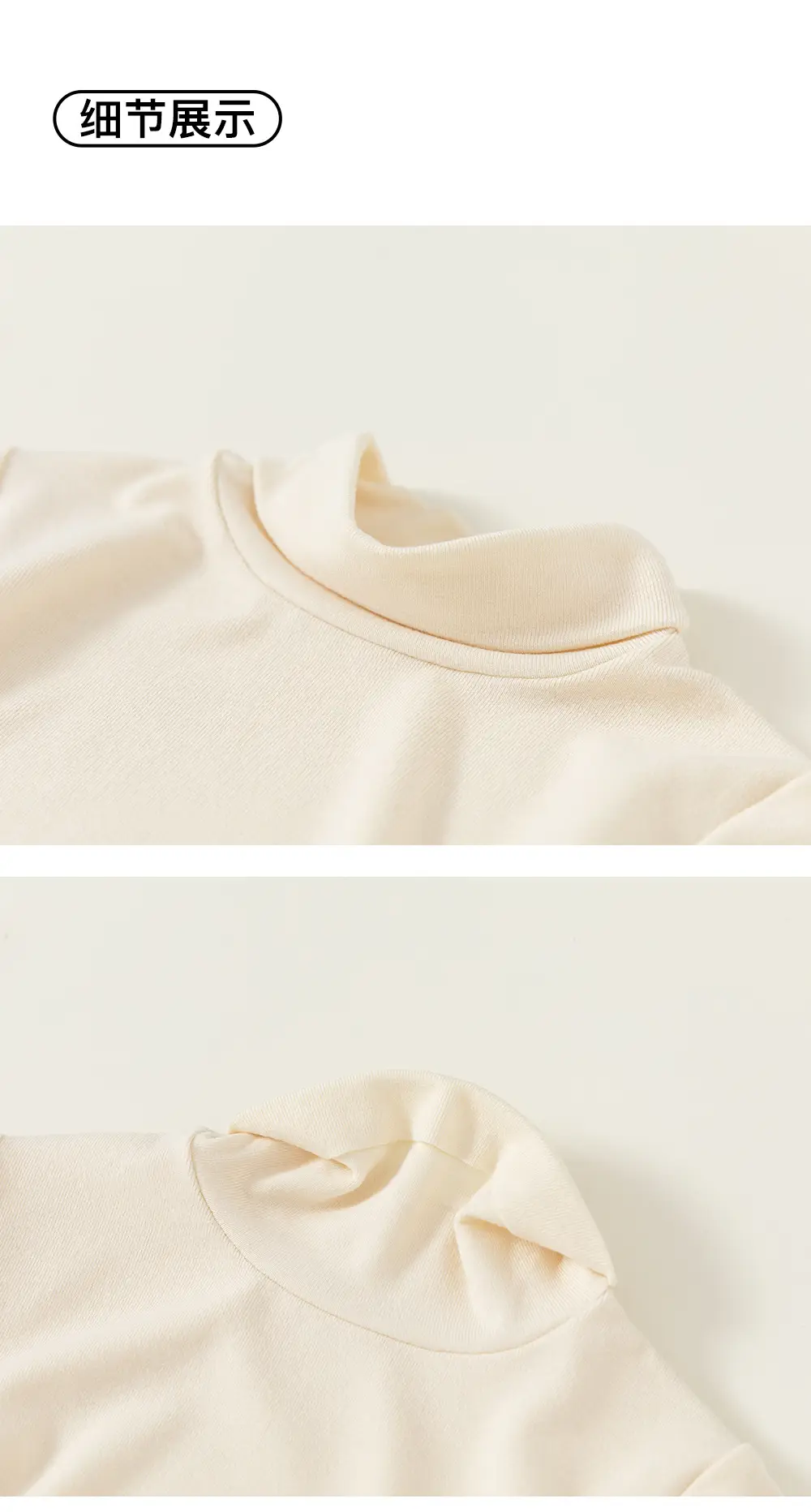 Long Sleeve T-Shirt Girls Spring Fall Pure Color — feature 16