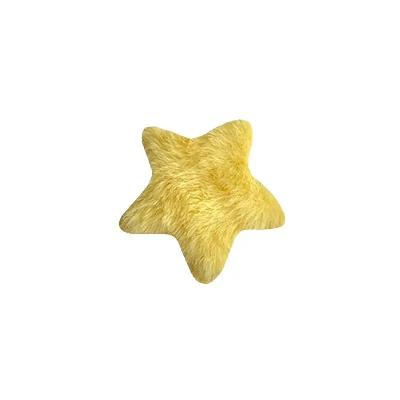 Pink Plush Star Hairpin Clip for Girls