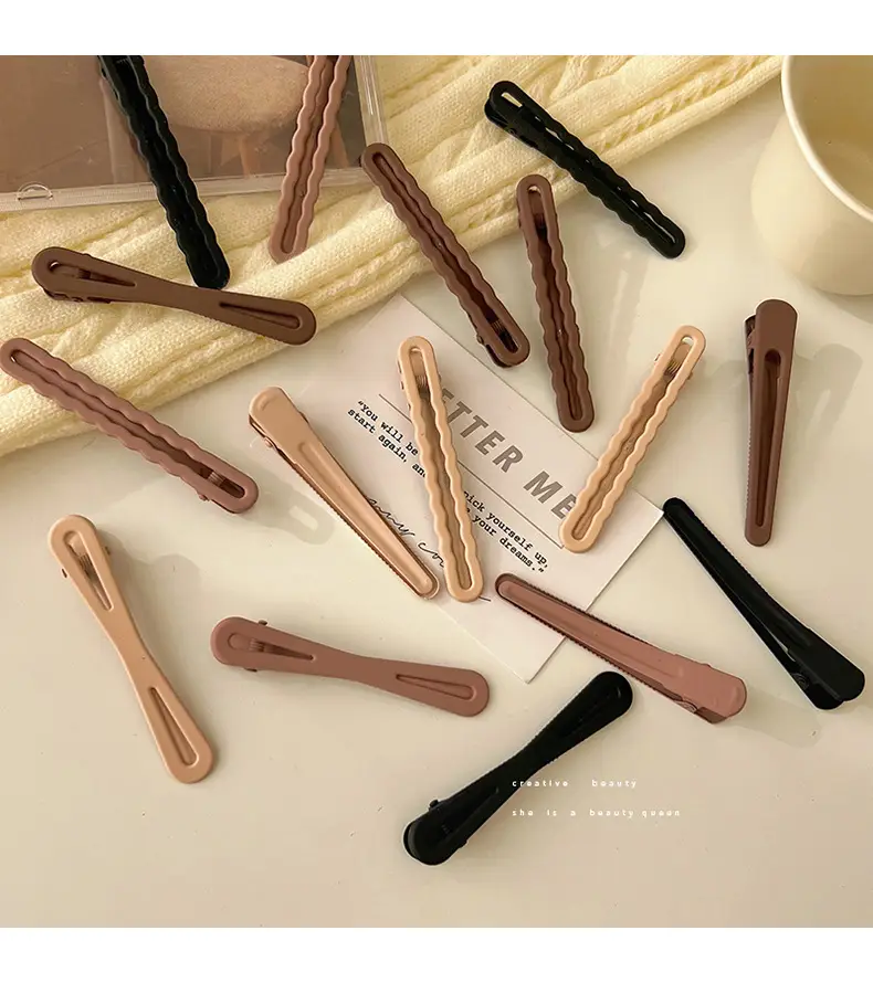 Large Duckbill Hair Clips for Women Black Brown Grey — feature 13