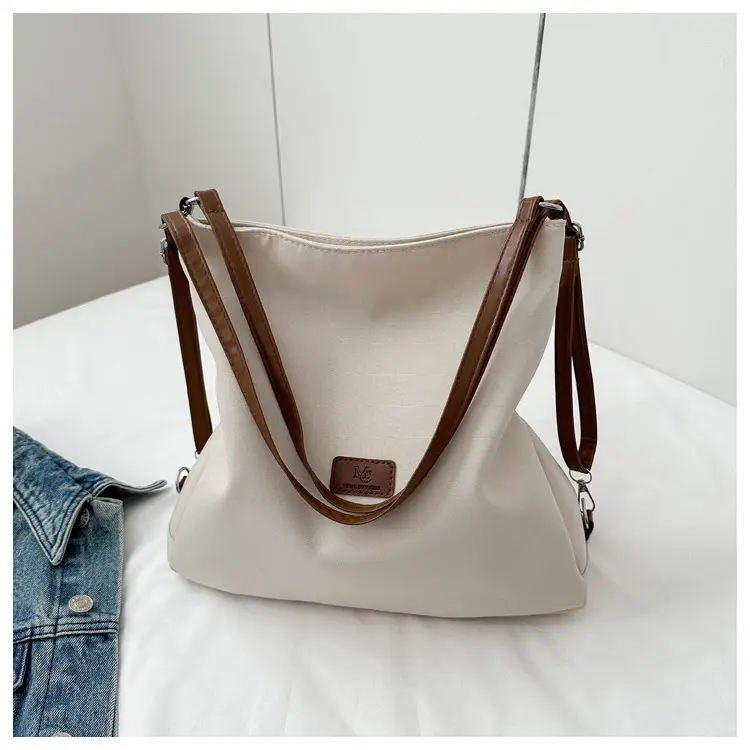 Black Canvas Shoulder Tote Bag for Women 2023 — feature 14