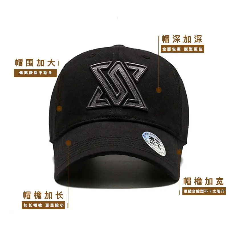 Women Cotton Baseball Cap with Face Shield Design