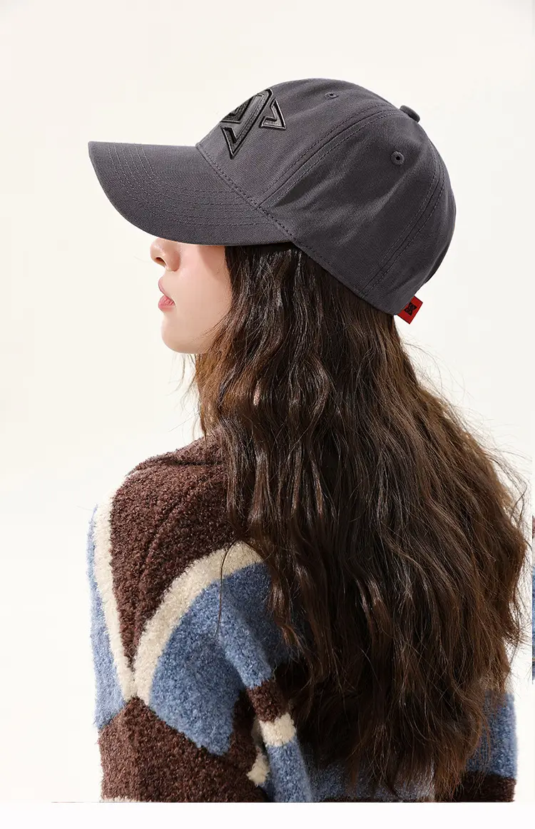 Women Cotton Baseball Cap with Face Shield Design — feature 20